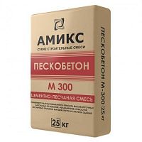 Пескобетон М 300 (Амикс) 25кг.(60шт) Саранск