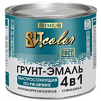 Грунт-эмаль по ржавчине 3 в 1 ВИТ серая 1,8кг Саранск