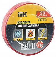 Изолента ПВХ 0.13*15мм (20м.) IEK UIZ-13-10-K04 красн. Саранск