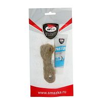 Комплект Уплот. паста 25г.Pastum H2O вода + лен 7г. Саранск